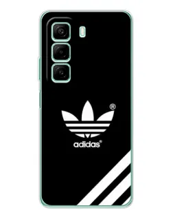 Чехол для Infinix Hot 50 с картинкой «Adidas с диагональными полосами»