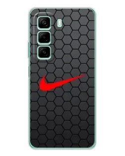 Чохол для Infinix Hot 50 з картинкою «Nike — карбонова сітка» Чохол для Infinix Hot 50 з картинкою «Nike — карбонова сітка»