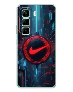 Чохол для Infinix Hot 50 з картинкою «Техногенний стиль Nike» Чохол для Infinix Hot 50 з картинкою «Техногенний стиль Nike»