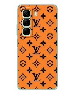 Чехол для Infinix Hot 50 с картинкой «Оранжевый стиль LV»