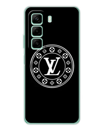 Чехол для Infinix Hot 50 с картинкой «LV — печать стиля»