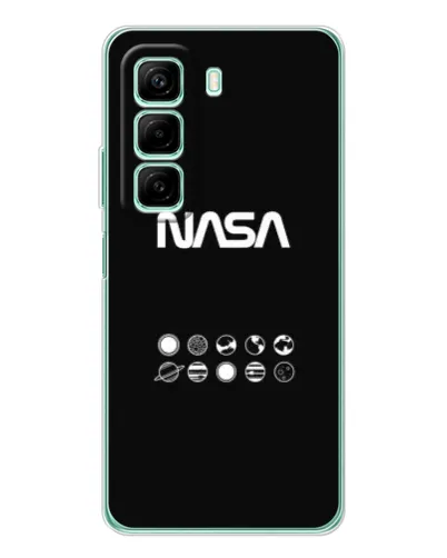 Чехол для Infinix Hot 50 с картинкой «NASA — технический принт» Чехол для Infinix Hot 50 с картинкой «NASA — технический принт»