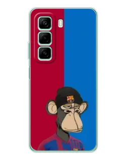 Чехол для Infinix Hot 50 с картинкой «Bored Ape — фанат Барсы» Чехол для Infinix Hot 50 с картинкой «Bored Ape — фанат Барсы»
