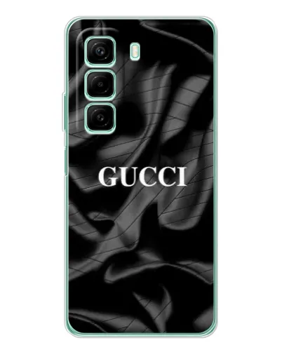 Чехол для Infinix Hot 50 с картинкой «Gucci — шелковые волны»