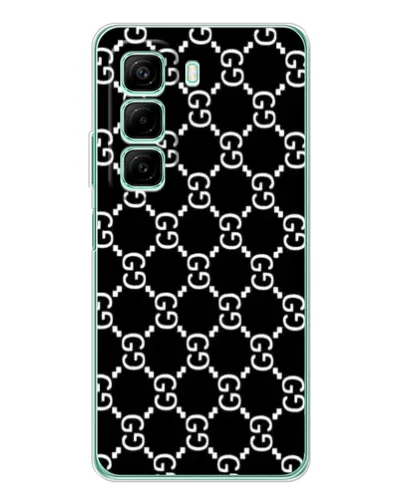 Чехол для Infinix Hot 50 с картинкой «Gucci — сетчатый паттерн»