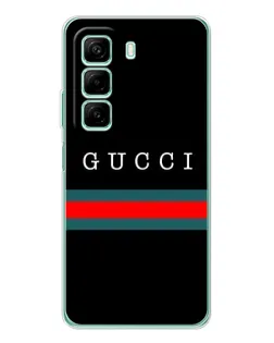 Чехол для Infinix Hot 50 с картинкой «Gucci — красный пояс»