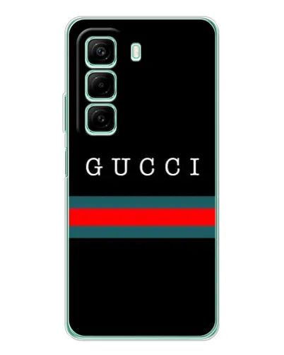 Чехол для Infinix Hot 50 с картинкой «Gucci — красный пояс»