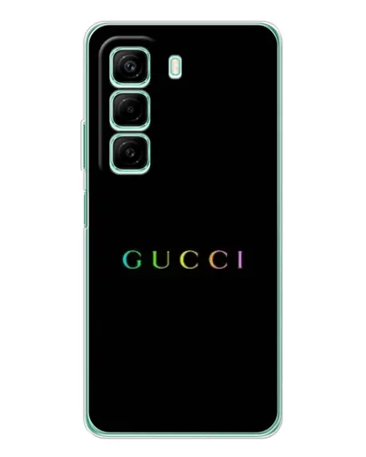 Чехол для Infinix Hot 50 с картинкой «Gucci — неоновый минимализм» Чехол для Infinix Hot 50 с картинкой «Gucci — неоновый минимализм»
