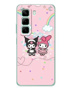 Чехол для Infinix Hot 50 с картинкой «My Melody и Kuromi»