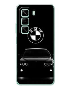 Чехол для Infinix Hot 50 с картинкой «BMW — взгляд из темноты»