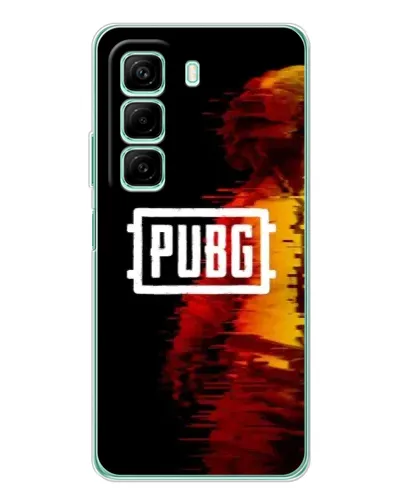 Чохол для Infinix Hot 50 з картинкою «Яскравий логотип PUBG»