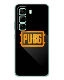 Чохол для Infinix Hot 50 з картинкою «PUBG — рамка лого»