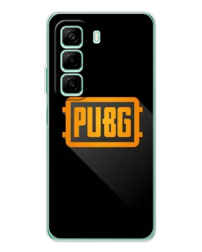 Чохол для Infinix Hot 50 з картинкою «PUBG — рамка лого»