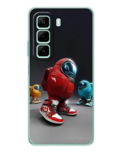 Чехол для Infinix Hot 50 с картинкой «Among Us — 3D стиль» Чехол для Infinix Hot 50 с картинкой «Among Us — 3D стиль»