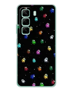 Чохол для Infinix Hot 50 з картинкою «Екіпаж Among Us» Чохол для Infinix Hot 50 з картинкою «Екіпаж Among Us»