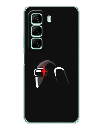 Чехол для Infinix Hot 50 с картинкой «Among Us шлем» Чехол для Infinix Hot 50 с картинкой «Among Us шлем»