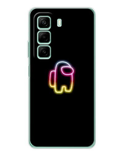 Чехол для Infinix Hot 50 с картинкой «Among Us градиент» Чехол для Infinix Hot 50 с картинкой «Among Us градиент»