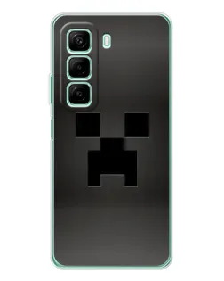 Чохол для Infinix Hot 50 з картинкою «Чорний кріпер градієнт»