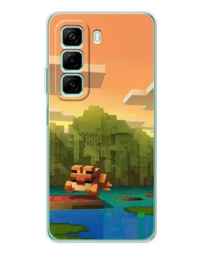 Чохол для Infinix Hot 50 з картинкою «Майнкрафт захід сонця» Чохол для Infinix Hot 50 з картинкою «Майнкрафт захід сонця»
