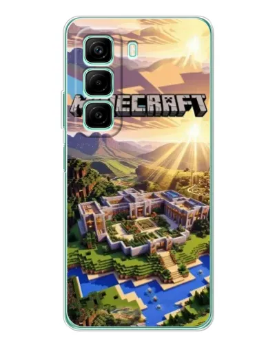 Чохол для Infinix Hot 50 з картинкою «Minecraft панорама» Чохол для Infinix Hot 50 з картинкою «Minecraft панорама»