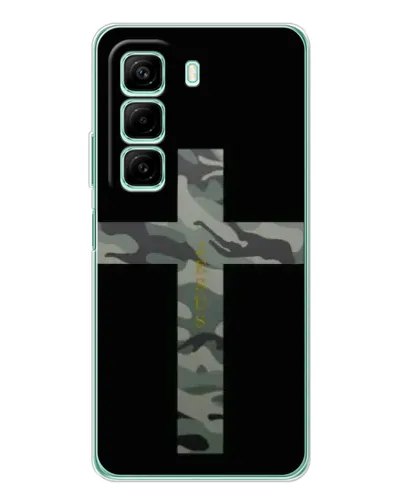 Чехол для Infinix Hot 50 с картинкой «Милитари Крест»