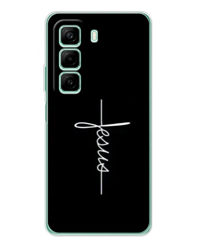 Чехол для Infinix Hot 50 с картинкой «Тонкая линия веры»
