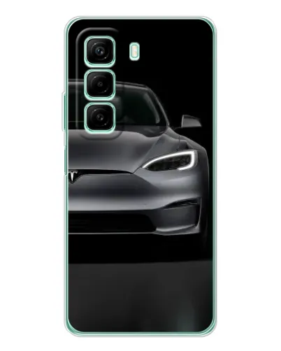 Чехол для Infinix Hot 50 с картинкой «Tesla Model S Look»