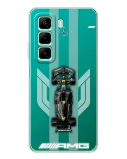 Чехол для Infinix Hot 50 с картинкой «Mercedes AMG Petronas»