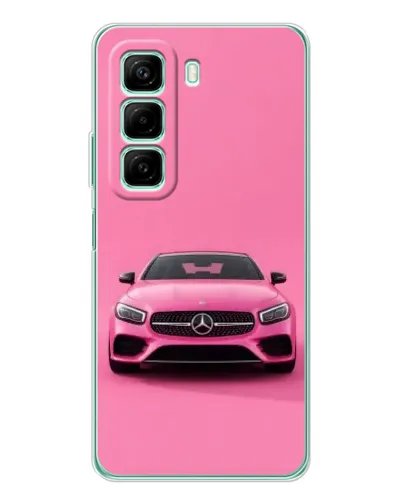 Чехол для Infinix Hot 50 с картинкой «Розовый Mercedes AMG» Чехол для Infinix Hot 50 с картинкой «Розовый Mercedes AMG»
