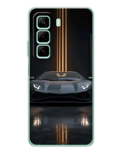 Чехол для Infinix Hot 50 с картинкой «Lamborghini золотые линии» Чехол для Infinix Hot 50 с картинкой «Lamborghini золотые линии»