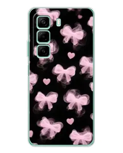 Чехол для Infinix Hot 50 с картинкой «Геометрия банта»