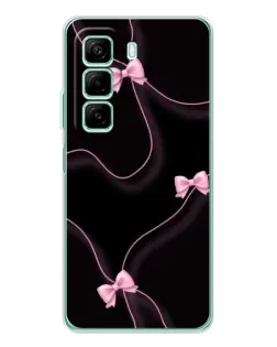 Чехол для Infinix Hot 50 с картинкой «Розовые ленты»