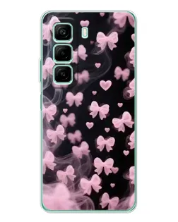 Чехол для Infinix Hot 50 с картинкой «Неоновое кружево»