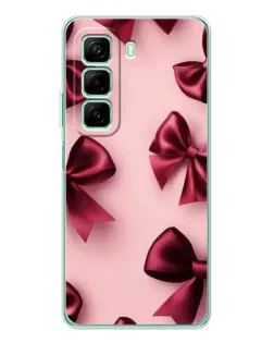 Чехол для Infinix Hot 50 с картинкой «Бордовый атлас»