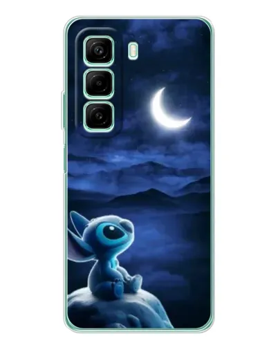 Чехол для Infinix Hot 50 с картинкой «Лунная ночь Стича»