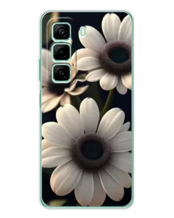 Чехол для Infinix Hot 50 с картинкой «Белые маргаритки макро» Чехол для Infinix Hot 50 с картинкой «Белые маргаритки макро»