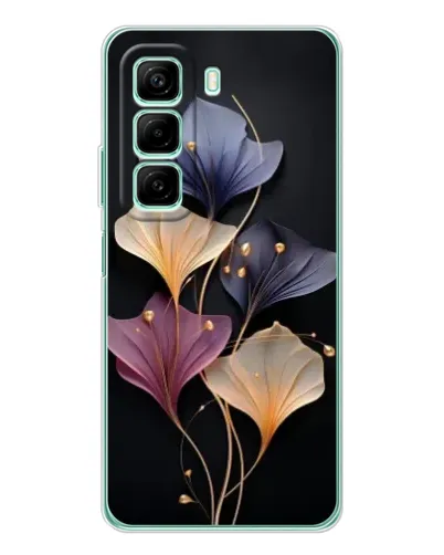 Чехол для Infinix Hot 50 с картинкой «Лиловые цветы грации» Чехол для Infinix Hot 50 с картинкой «Лиловые цветы грации»