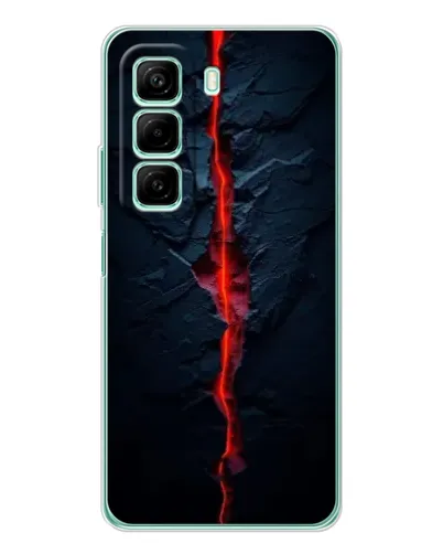 Чехол для Infinix Hot 50 с картинкой «Kрасная лавовая трещина» Чехол для Infinix Hot 50 с картинкой «Kрасная лавовая трещина»