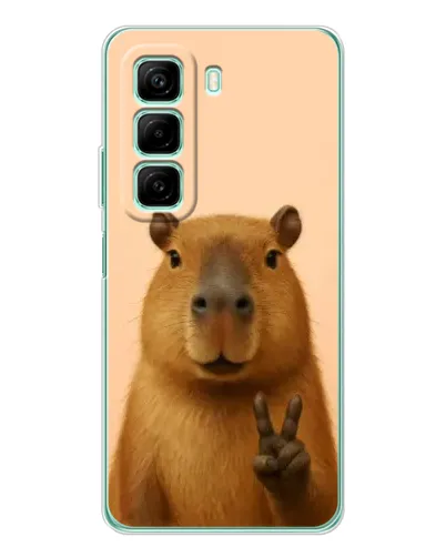 Чехол для Infinix Hot 50 с картинкой «Капибара виктория» Чехол для Infinix Hot 50 с картинкой «Капибара виктория»