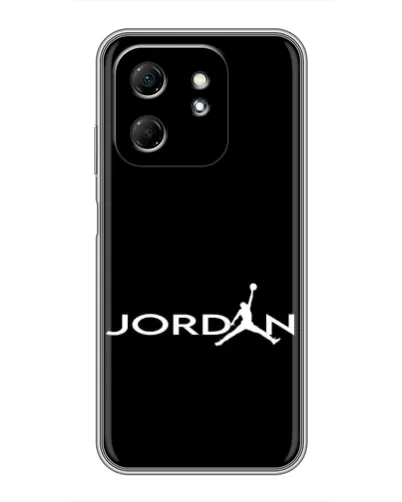 Чехол для Infinix Hot 50i с картинкой «Jordan White Logo» Чехол для Infinix Hot 50i с картинкой «Jordan White Logo»