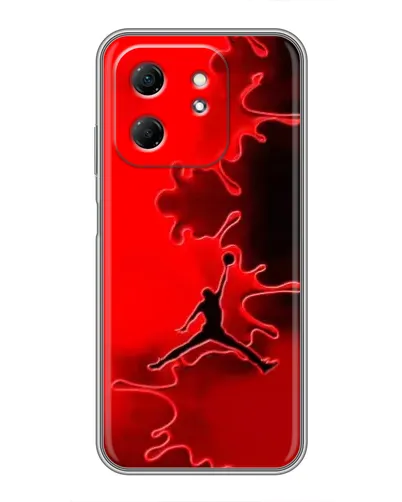 Чехол для Infinix Hot 50i с картинкой «Jordan Red Smoke» Чехол для Infinix Hot 50i с картинкой «Jordan Red Smoke»