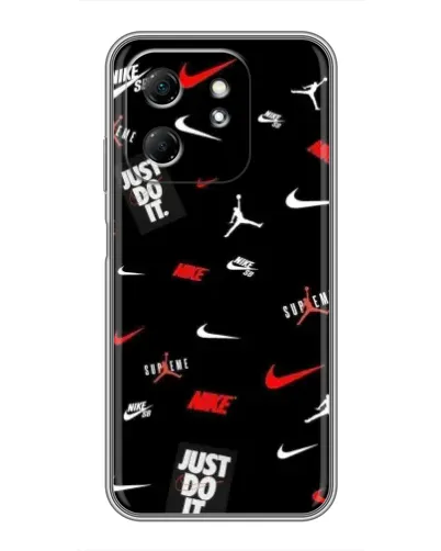 Чехол для Infinix Hot 50i с картинкой «Nike Mix Pattern» Чехол для Infinix Hot 50i с картинкой «Nike Mix Pattern»