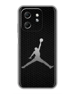 Чехол для Infinix Hot 50i с картинкой «Jordan Dark Carbon»