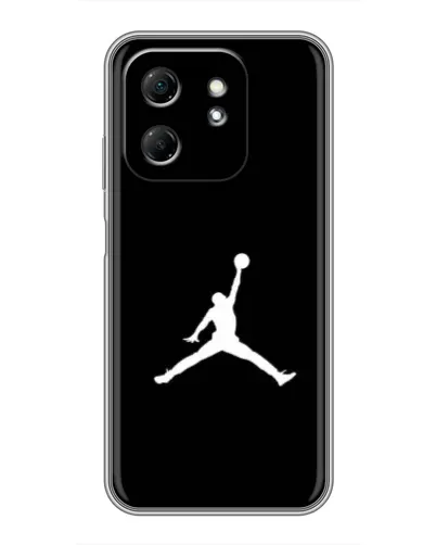 Чехол для Infinix Hot 50i с картинкой «Jordan Silhouette» Чехол для Infinix Hot 50i с картинкой «Jordan Silhouette»