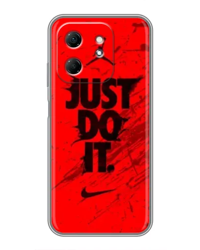 Чехол для Infinix Hot 50i с картинкой «Nike Just Do It» Чехол для Infinix Hot 50i с картинкой «Nike Just Do It»