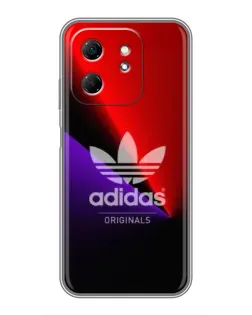 Чехол для Infinix Hot 50i с картинкой «Adidas Red Neon» Чехол для Infinix Hot 50i с картинкой «Adidas Red Neon»