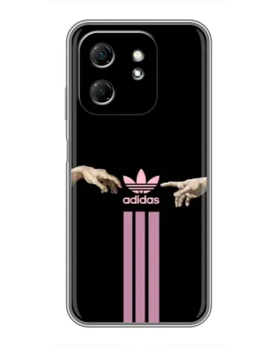 Чехол для Infinix Hot 50i с картинкой «Adidas Hands» Чехол для Infinix Hot 50i с картинкой «Adidas Hands»