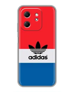 Чехол для Infinix Hot 50i с картинкой «Ретро блоки Adidas»