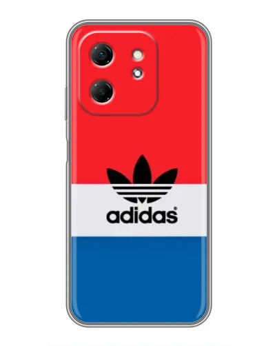 Чехол для Infinix Hot 50i с картинкой «Ретро блоки Adidas» Чехол для Infinix Hot 50i с картинкой «Ретро блоки Adidas»