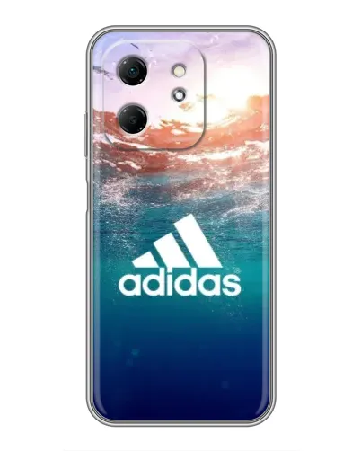 Чехол для Infinix Hot 50i с картинкой «Океанская глубина адидас» Чехол для Infinix Hot 50i с картинкой «Океанская глубина адидас»